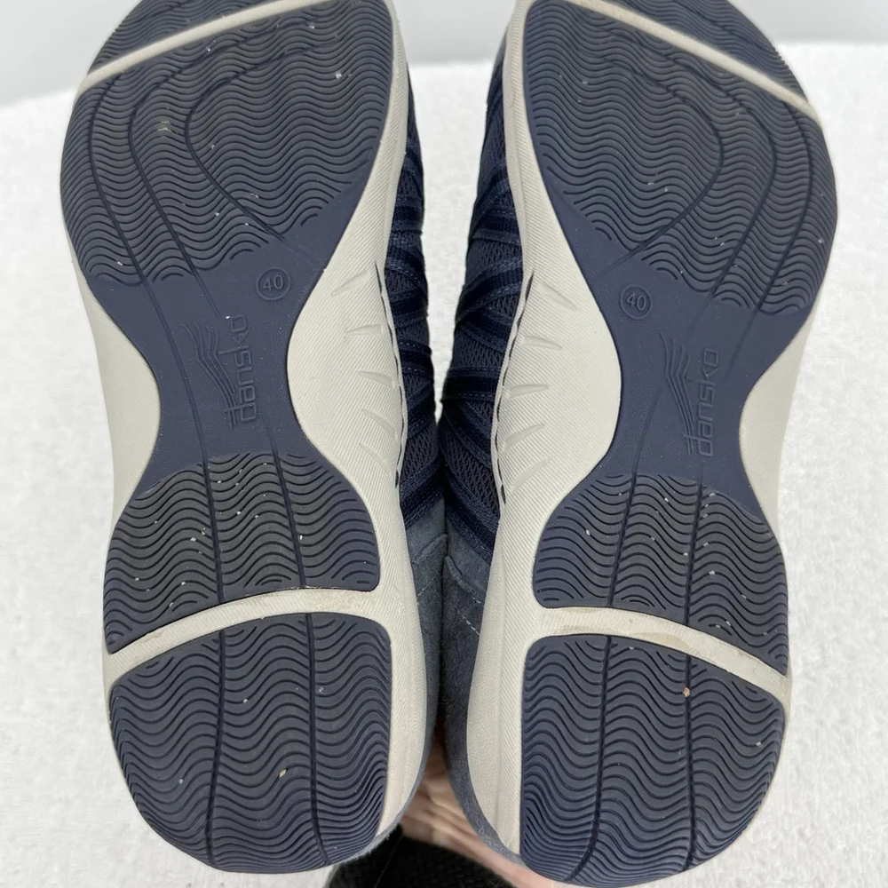 Dansko Honor Sneakers Blue Suede Bungee Close Women’s Size 40 - Picture 6 of 7